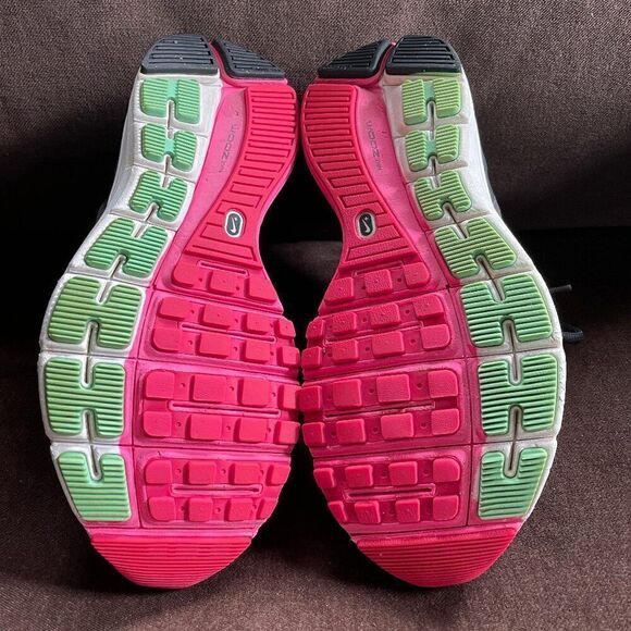 NIKE Women’s Charcoal/Pink Zoom Structure 17 2013 Running Shoes 615588-036 7 US - Picture 8 of 10